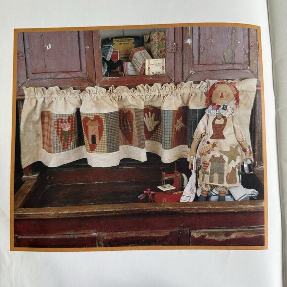 Vtg 90s Be It Ever So Humble Chery Saffiote Quilt Pattern Book Primitive Country - Picture 5 of 11